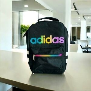 Adidas Santiago Unisex Lunch Bag Black Rainbow Insulated New with Tag